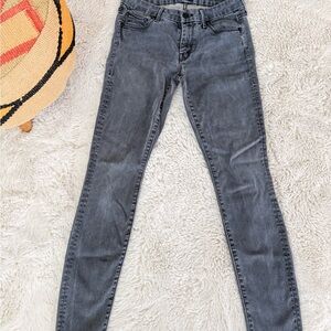 MOTHER Women's Charcoal Skinny Jeans